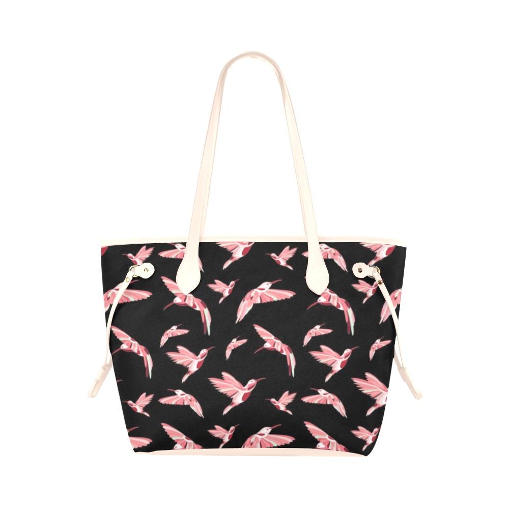 Strawberry Black Clover Canvas Tote Bag (Model 1661) Clover Canvas Tote Bag (1661) e-joyer