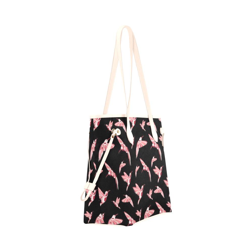 Strawberry Black Clover Canvas Tote Bag (Model 1661) Clover Canvas Tote Bag (1661) e-joyer