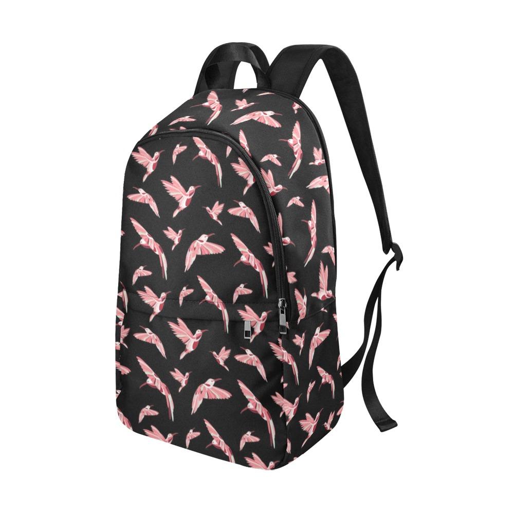 Strawberry Black Fabric Backpack for Adult (Model 1659) Casual Backpack for Adult (1659) e-joyer