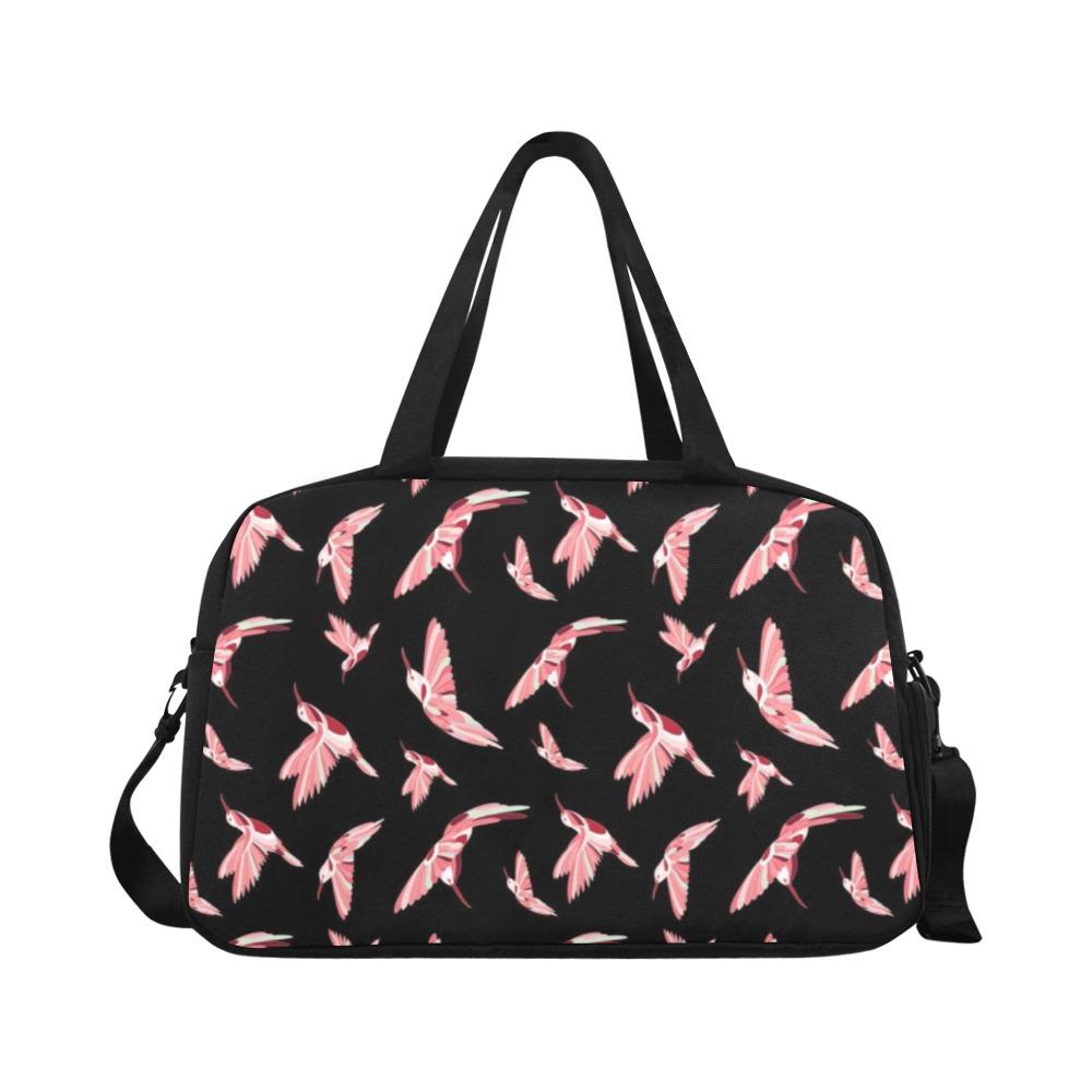 Strawberry Black Fitness Handbag (Model 1671) Fitness Handbag (1671) e-joyer