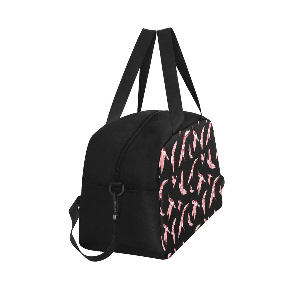 Strawberry Black Fitness Handbag (Model 1671) Fitness Handbag (1671) e-joyer