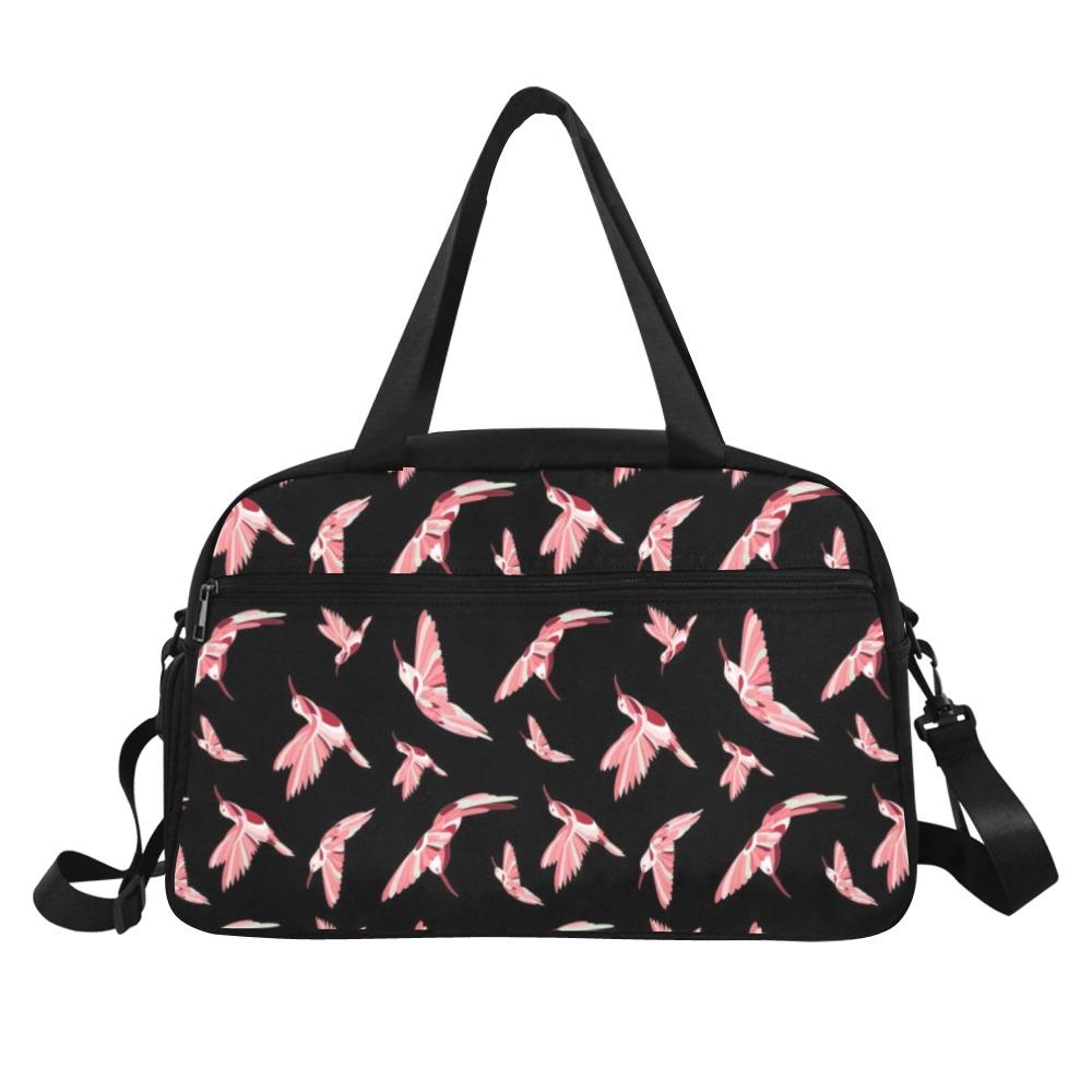 Strawberry Black Fitness Handbag (Model 1671) Fitness Handbag (1671) e-joyer