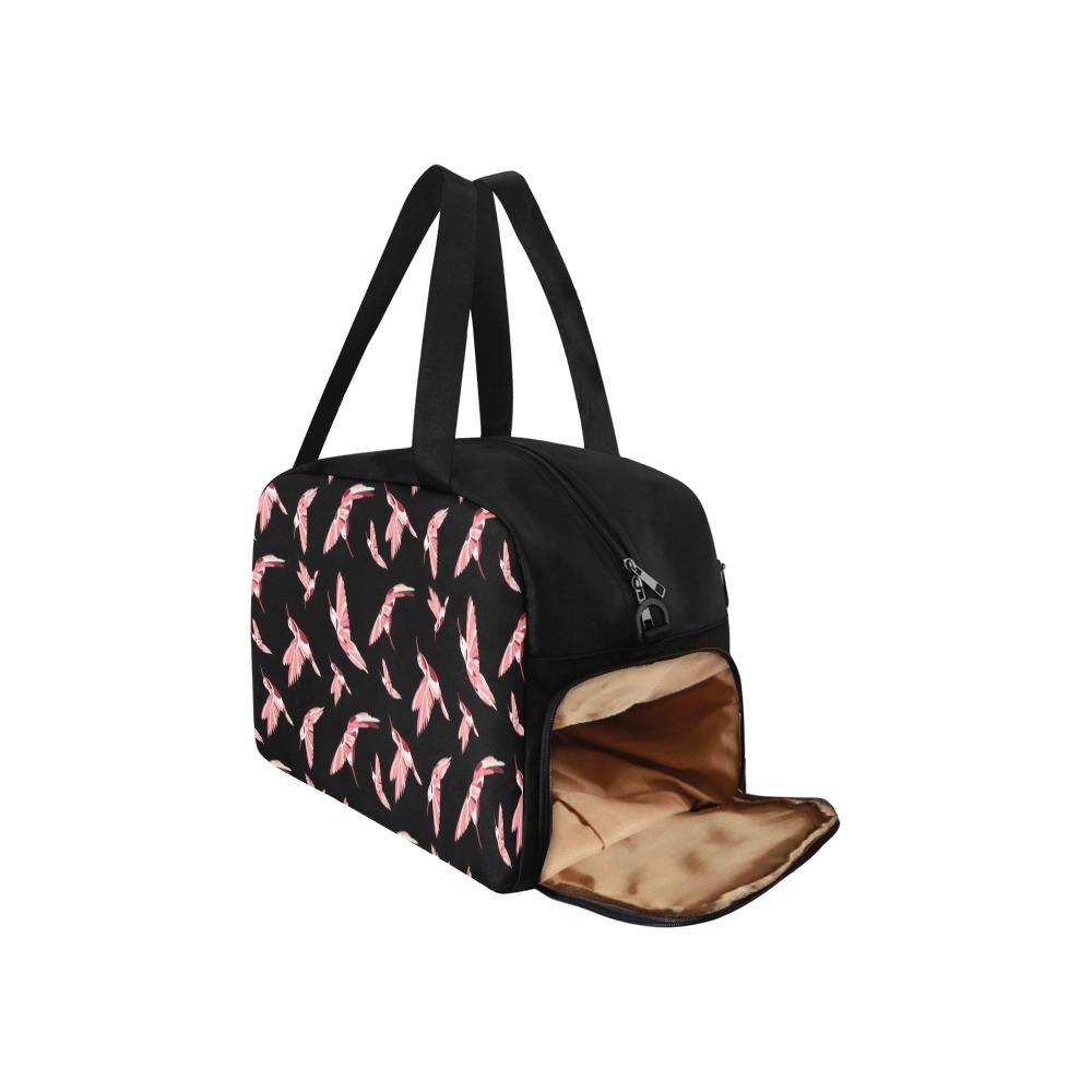 Strawberry Black Fitness Handbag (Model 1671) Fitness Handbag (1671) e-joyer