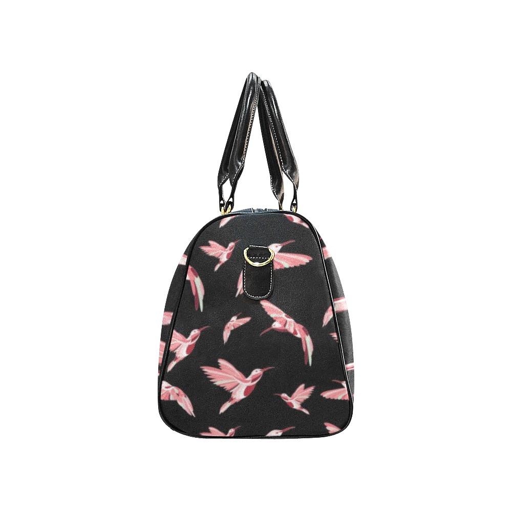 Strawberry Black New Waterproof Travel Bag/Small (Model 1639) bag e-joyer