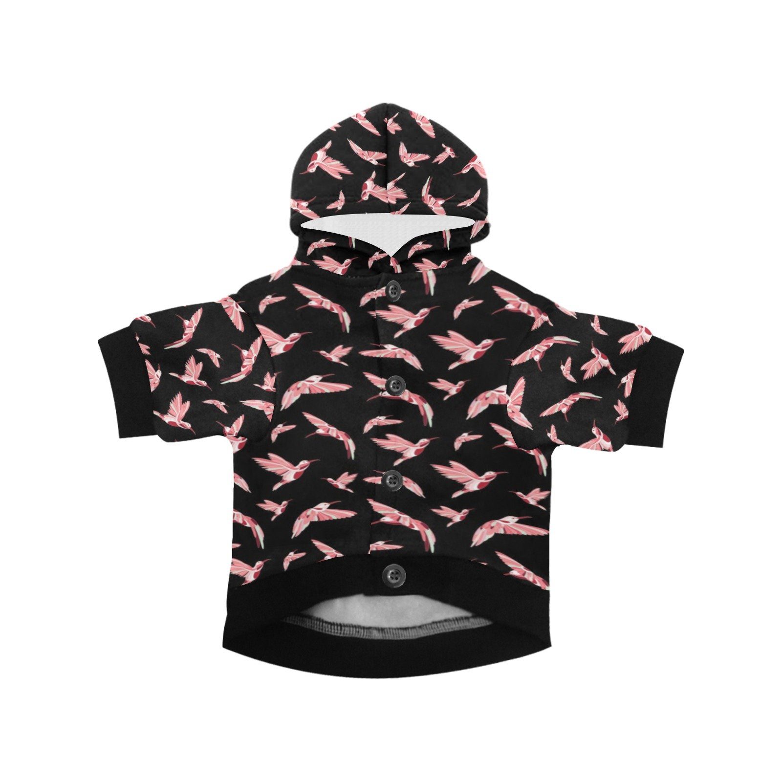 Strawberry Black Pet Dog Hoodie Pet Dog Hoodie e-joyer