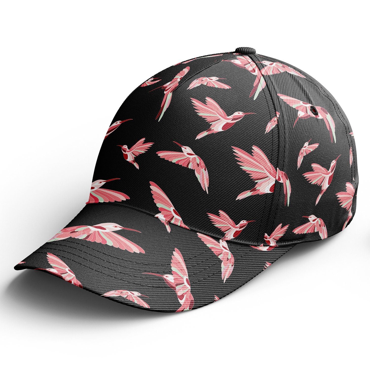 Strawberry Black Snapback Hat hat Herman