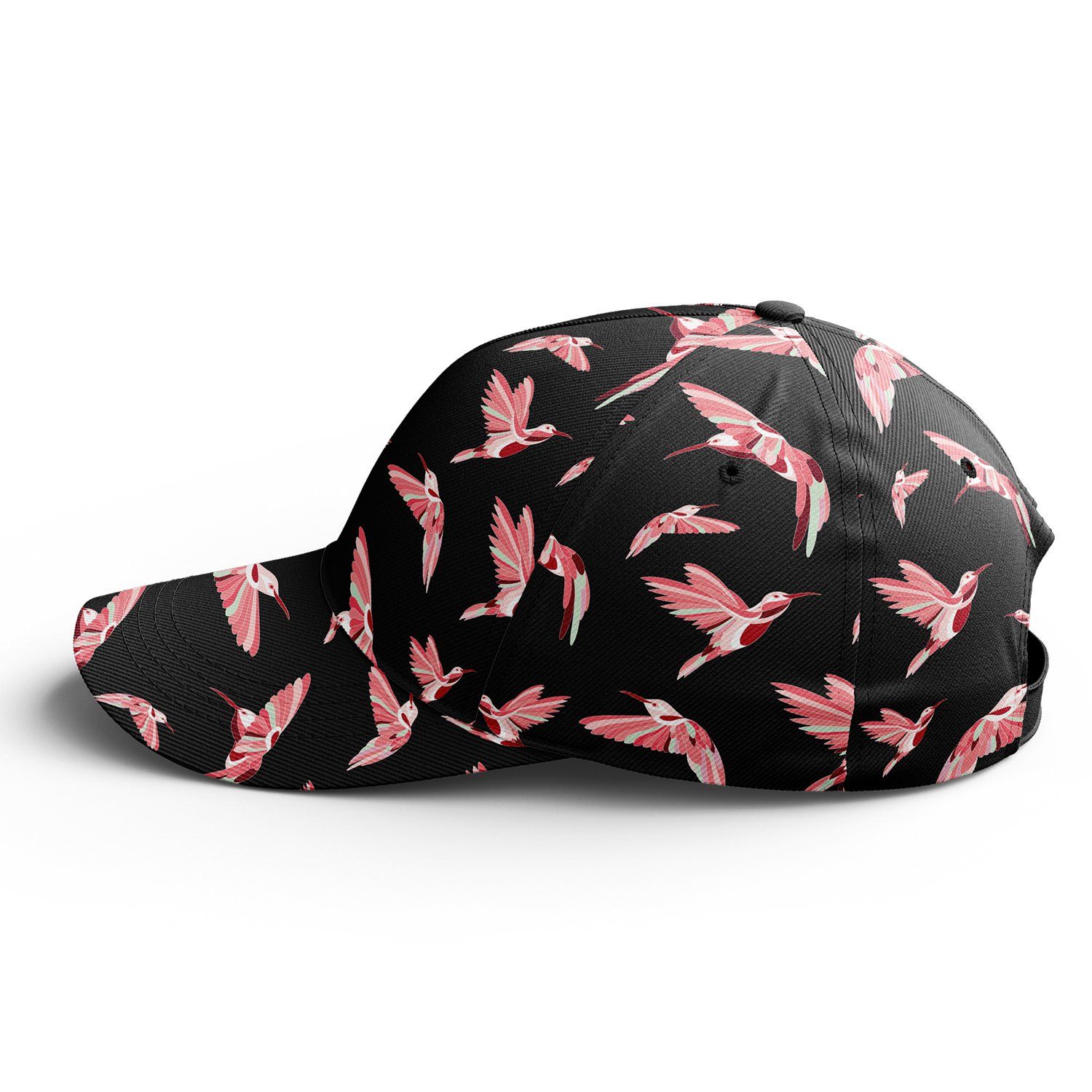 Strawberry Black Snapback Hat hat Herman