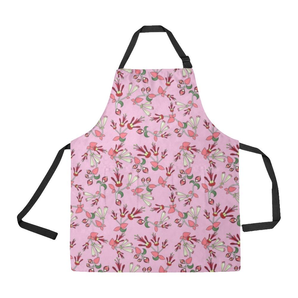 Strawberry Floral All Over Print Apron All Over Print Apron e-joyer