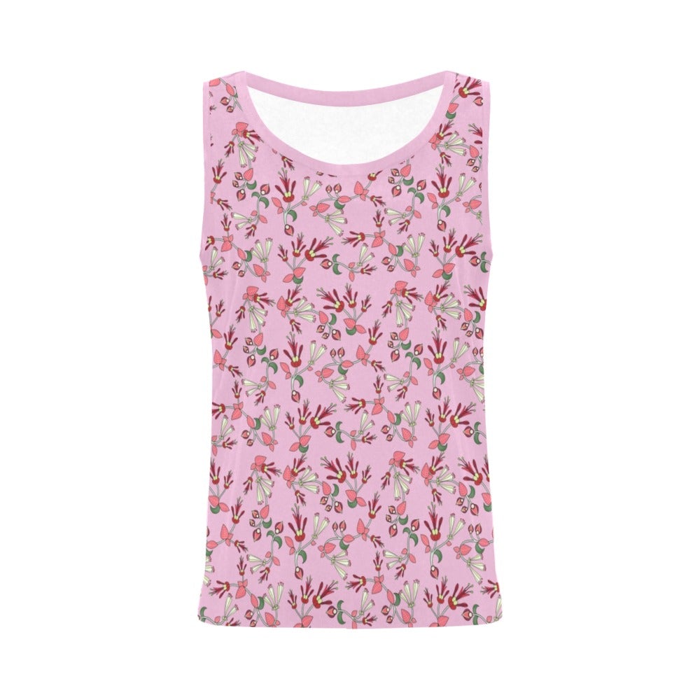 Strawberry Floral All Over Print Tank Top for Women (Model T43) All Over Print Tank Top for Women (T43) e-joyer 