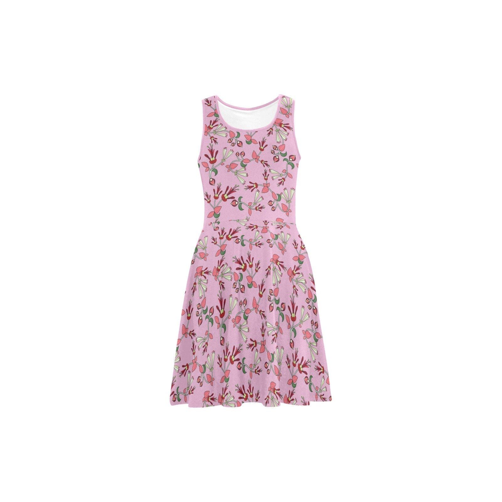 Strawberry Floral Atalanta Sundress (Model D04) Atalanta Sundress (D04) e-joyer