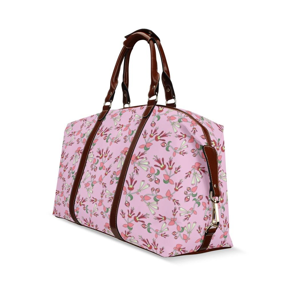 Strawberry Floral Classic Travel Bag (Model 1643) Remake Classic Travel Bags (1643) e-joyer 