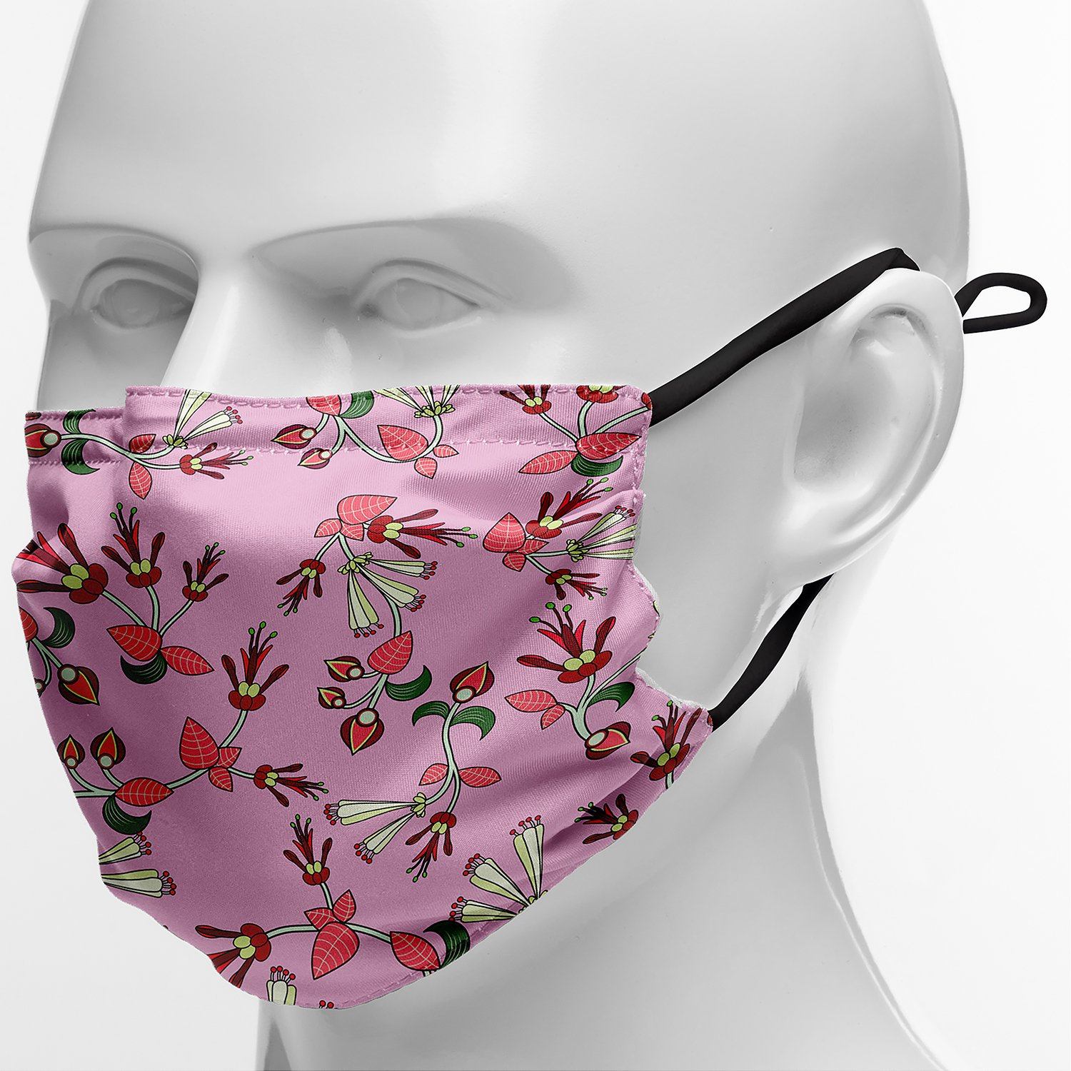 Strawberry Floral Face Cover Herman