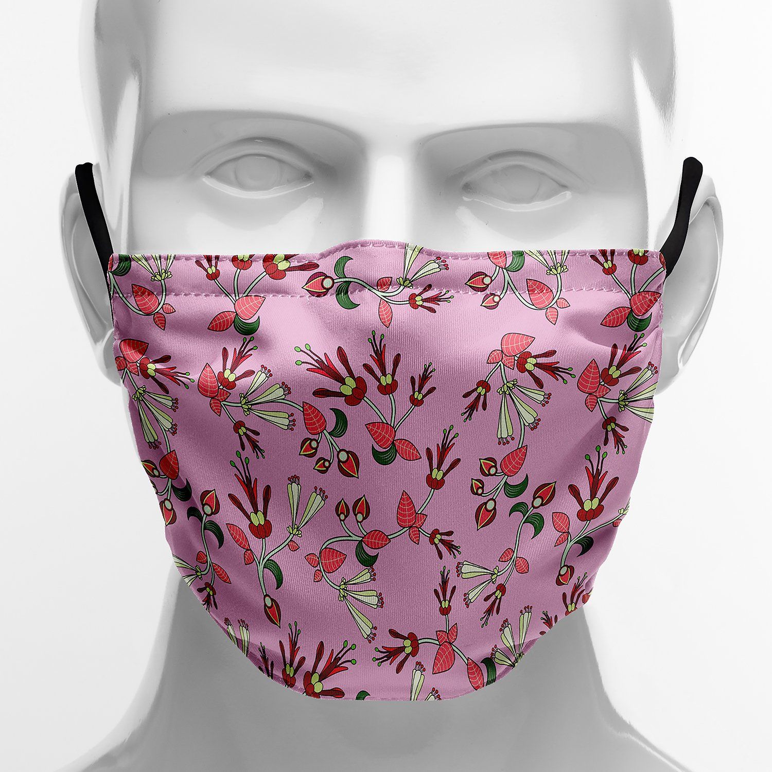 Strawberry Floral Face Cover Herman