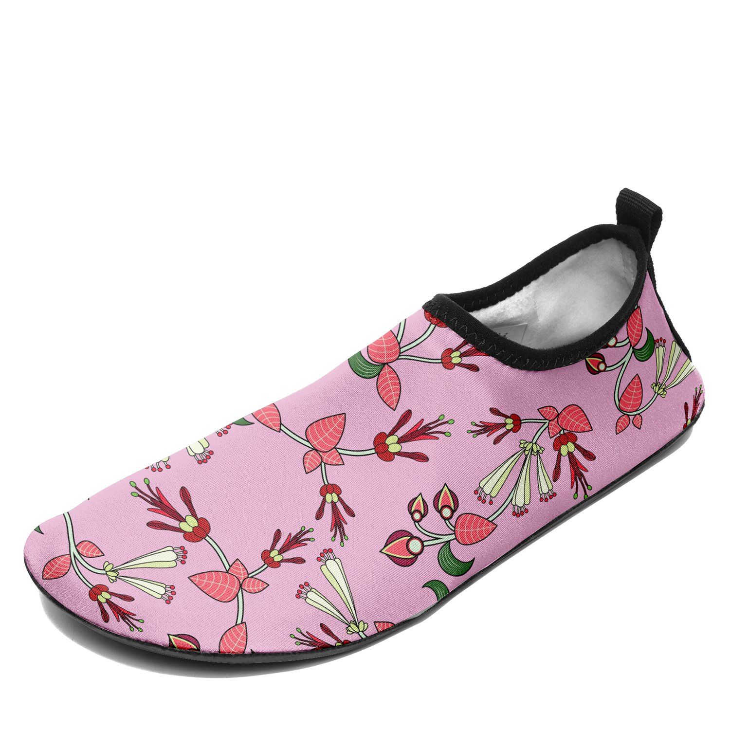 Floral Owl Sockamoccs Kid's Sockamoccs Slip On Shoes