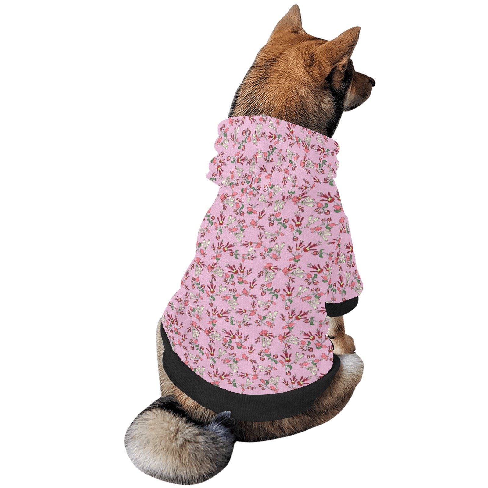 Strawberry Floral Pet Dog Hoodie Pet Dog Hoodie e-joyer