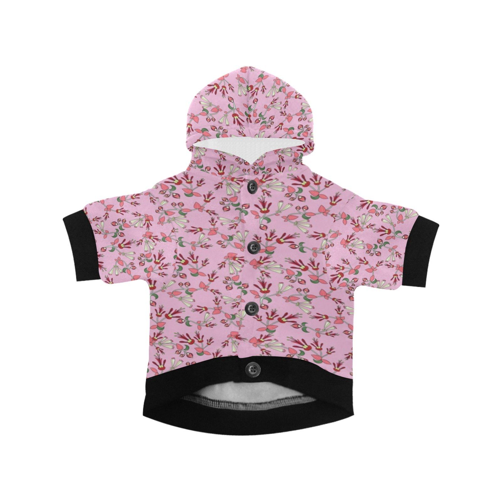 Strawberry Floral Pet Dog Hoodie Pet Dog Hoodie e-joyer