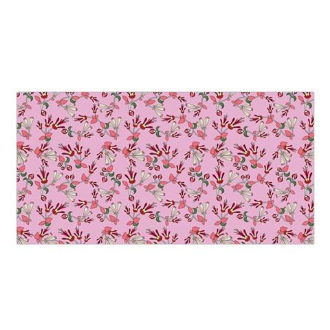 Strawberry Floral Satin Shawl Scarf 49 Dzine