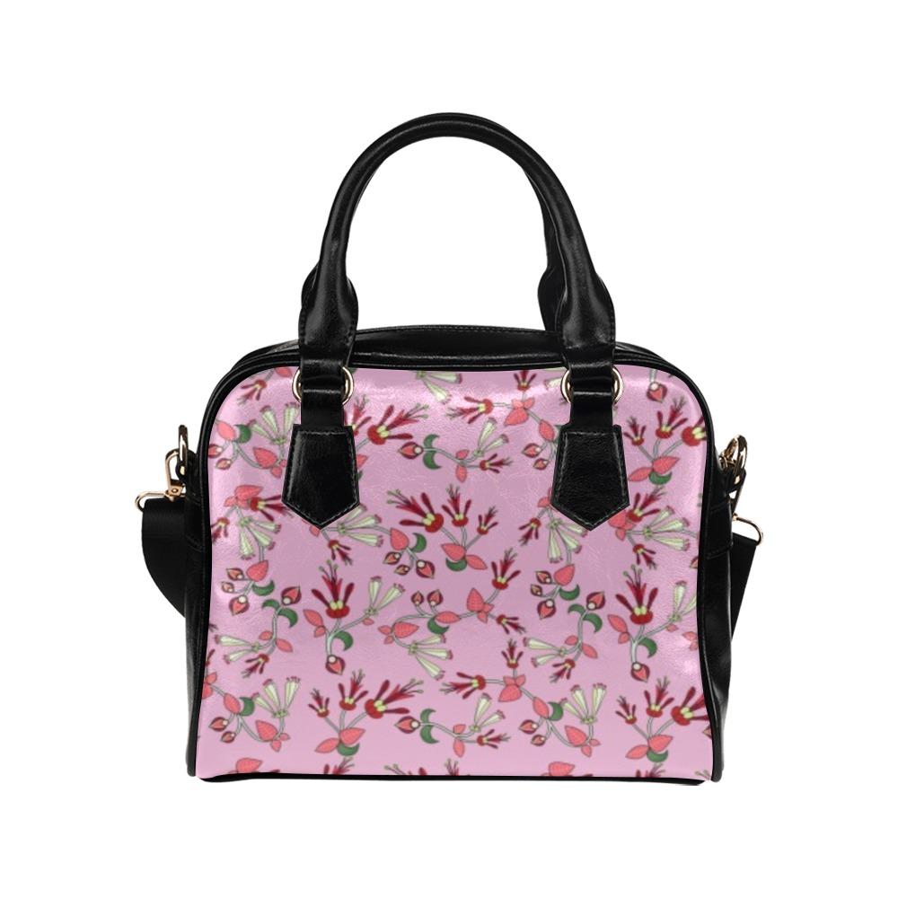 Strawberry Floral Shoulder Handbag (Model 1634) Shoulder Handbags (1634) e-joyer