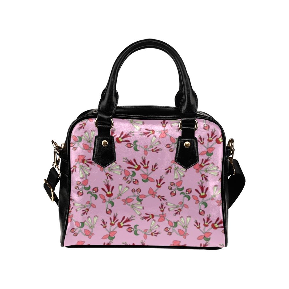 Strawberry Floral Shoulder Handbag (Model 1634) Shoulder Handbags (1634) e-joyer