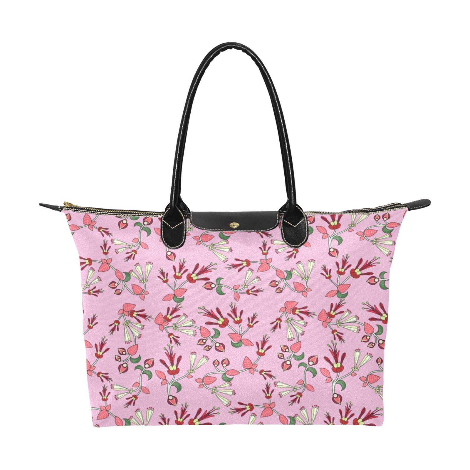 Strawberry Floral Single-Shoulder Lady Handbag (Model 1714) bag e-joyer