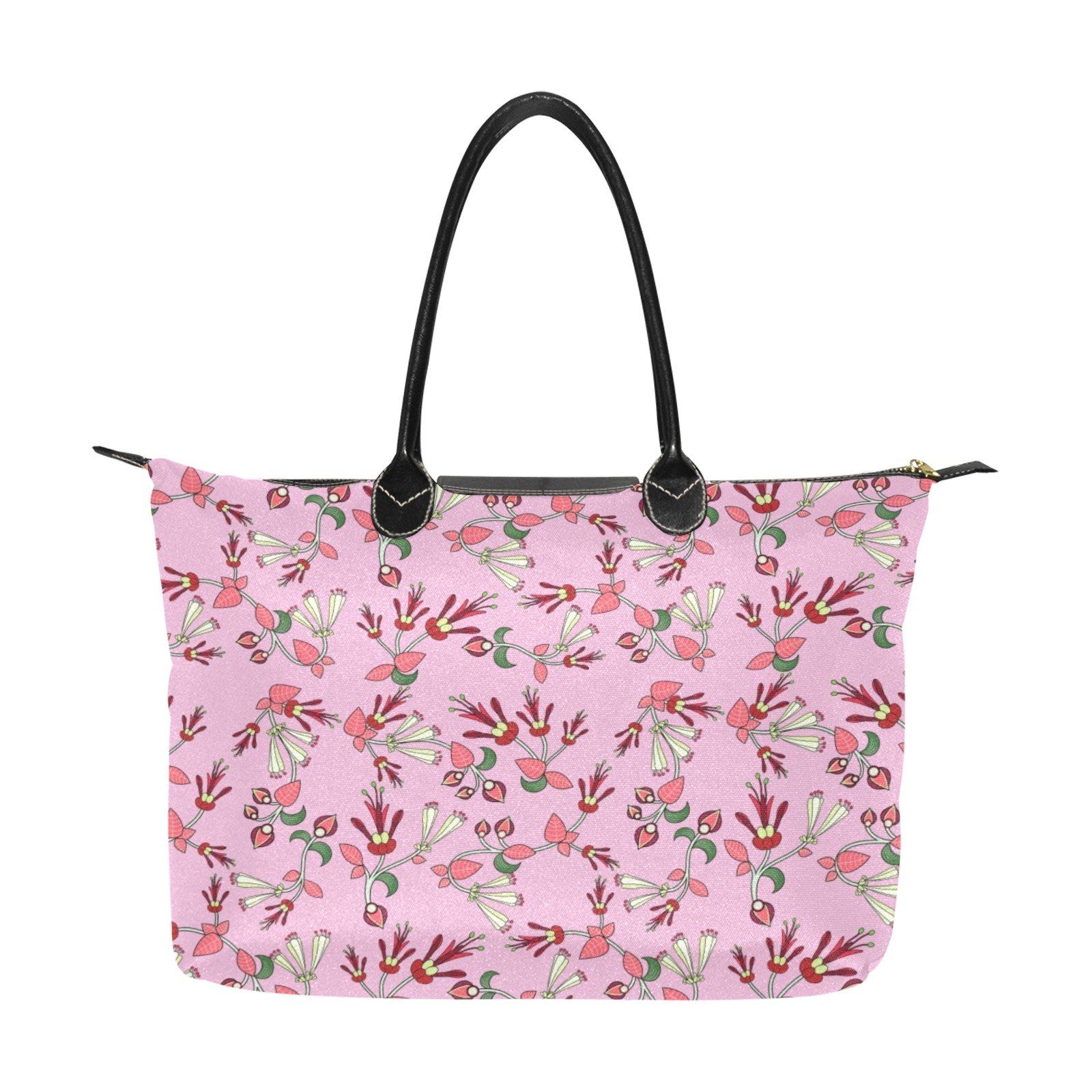 Strawberry Floral Single-Shoulder Lady Handbag (Model 1714) bag e-joyer