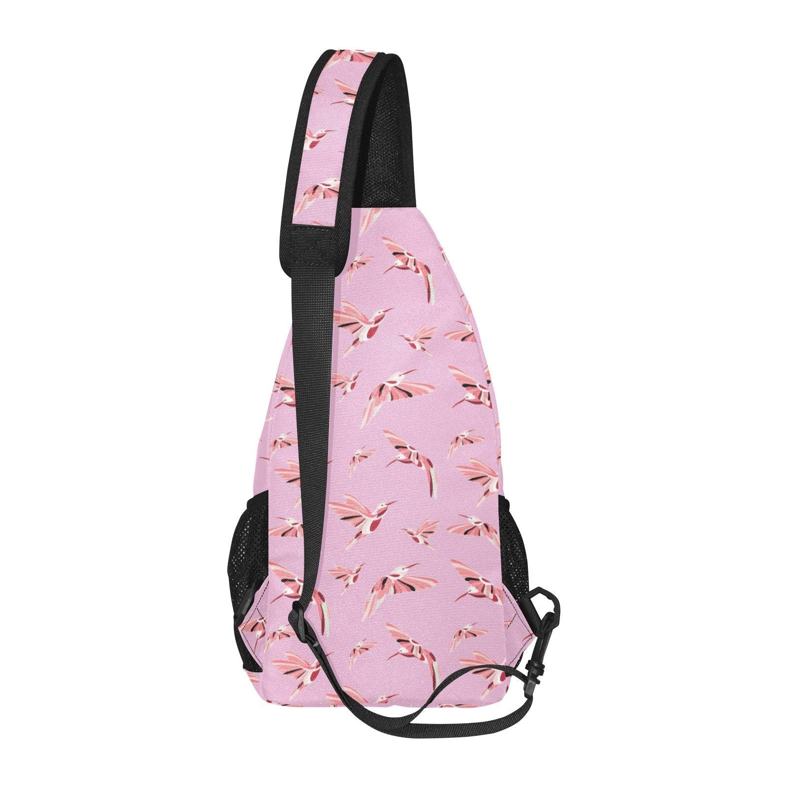 Strawberry Pink All Over Print Chest Bag (Model 1719) All Over Print Chest Bag (1719) e-joyer