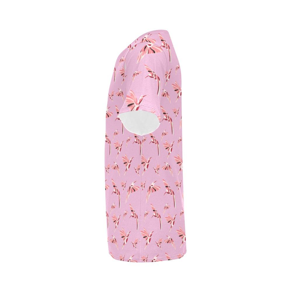 Strawberry Pink All Over Print T-Shirt for Men (USA Size) (Model T40) All Over Print T-Shirt for Men (T40) e-joyer