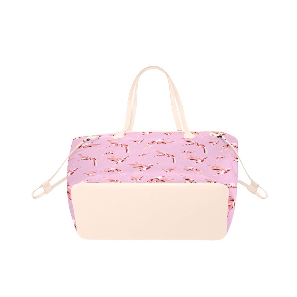 Strawberry Pink Clover Canvas Tote Bag (Model 1661) Clover Canvas Tote Bag (1661) e-joyer