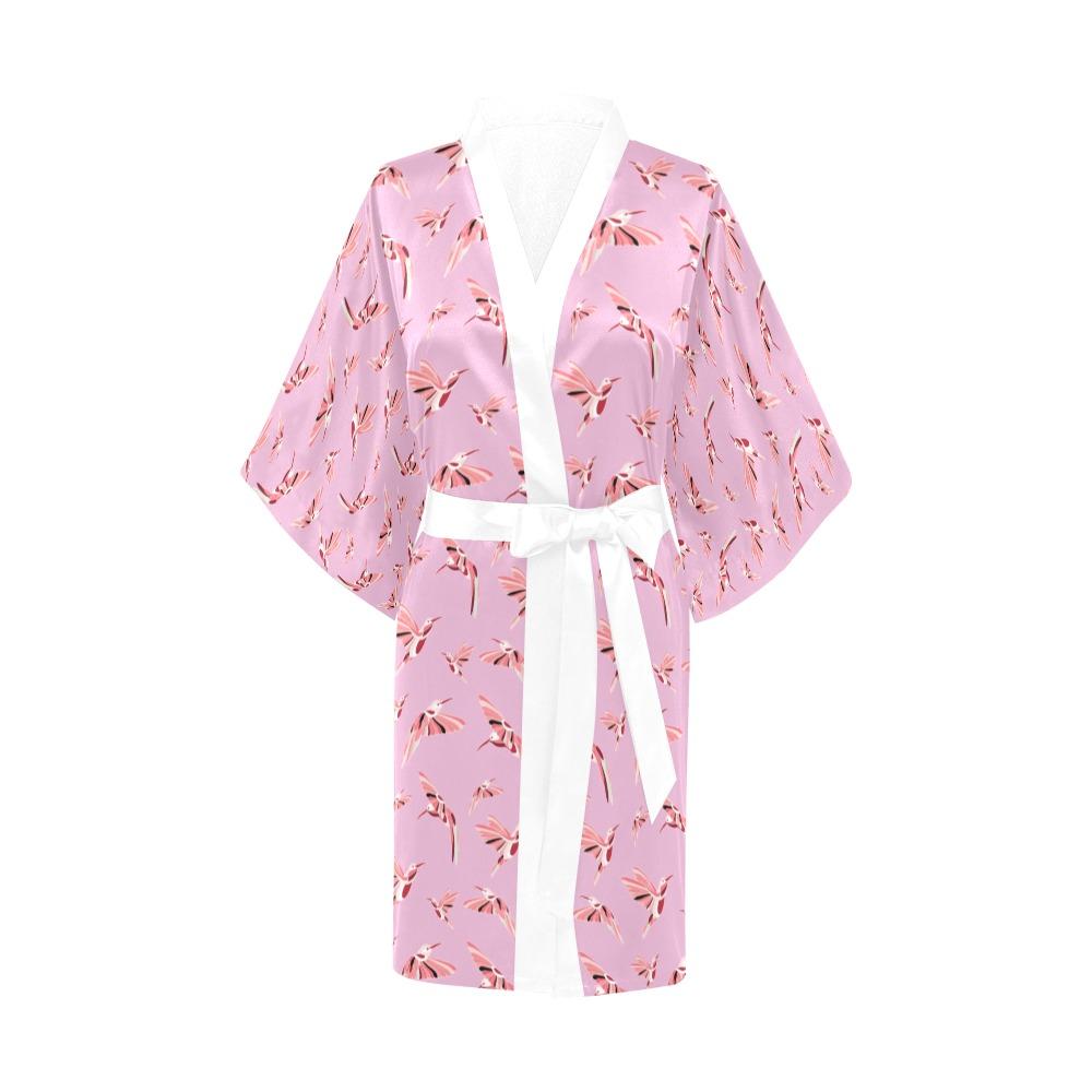 Strawberry Pink Kimono Robe Artsadd