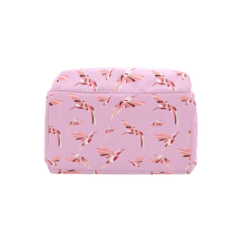 Strawberry Pink Multi-Function Diaper Backpack/Diaper Bag (Model 1688) bag e-joyer