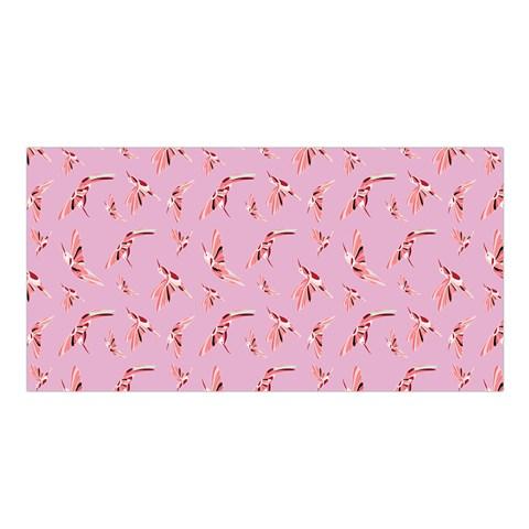 Strawberry Pink Satin Shawl Scarf 49 Dzine
