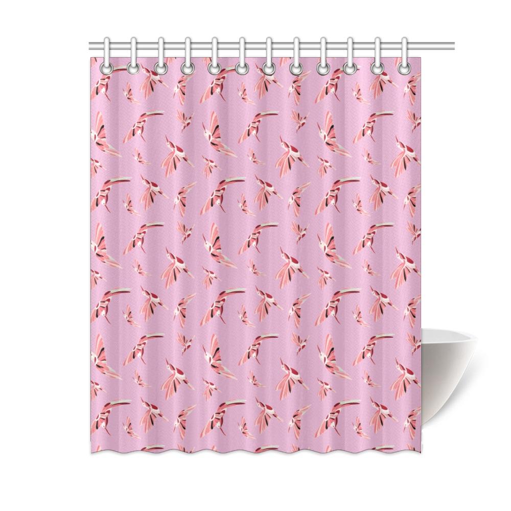 Strawberry Pink Shower Curtain 60"x72" Shower Curtain 60"x72" e-joyer 