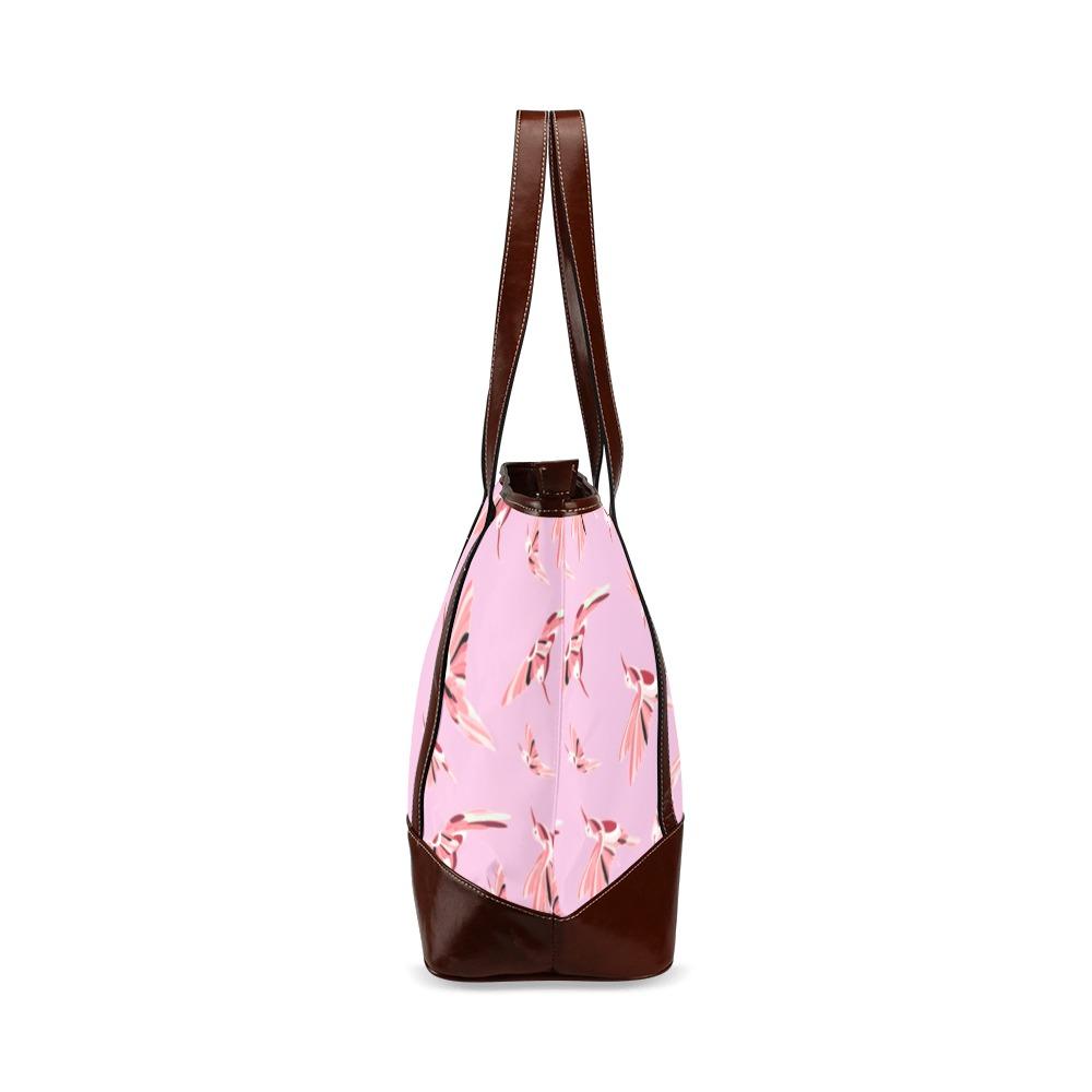 Strawberry Pink Tote Handbag (Model 1642) Tote Handbags (1642) e-joyer