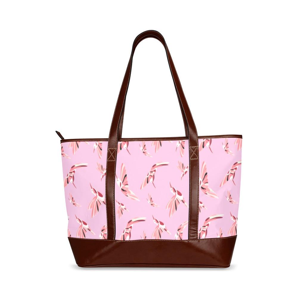 Strawberry Pink Tote Handbag (Model 1642) Tote Handbags (1642) e-joyer