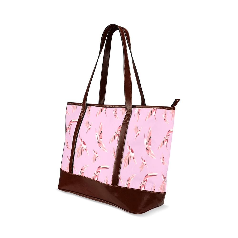 Strawberry Pink Tote Handbag (Model 1642) Tote Handbags (1642) e-joyer
