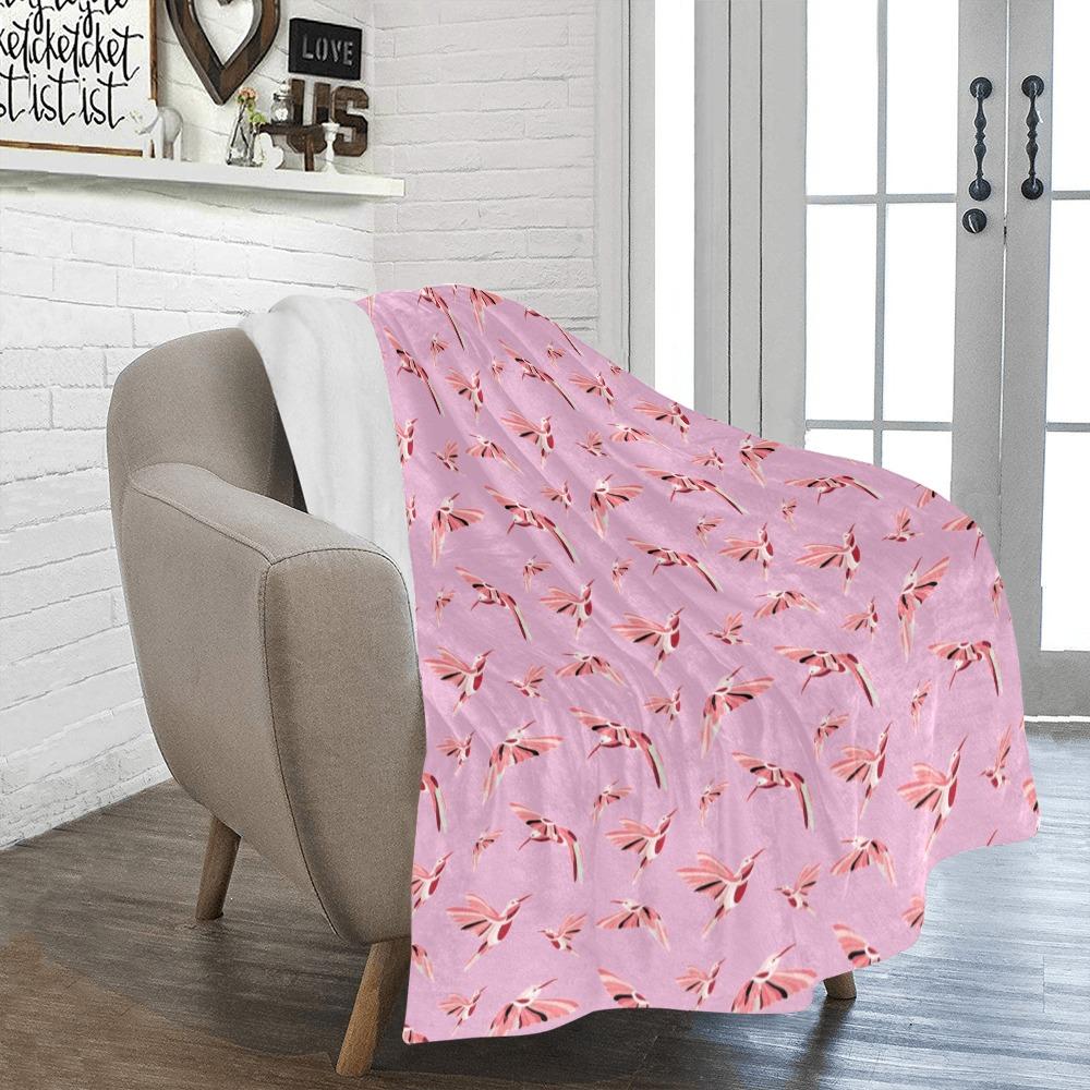 Strawberry Pink Ultra-Soft Micro Fleece Blanket 50"x60" Ultra-Soft Blanket 50''x60'' e-joyer 