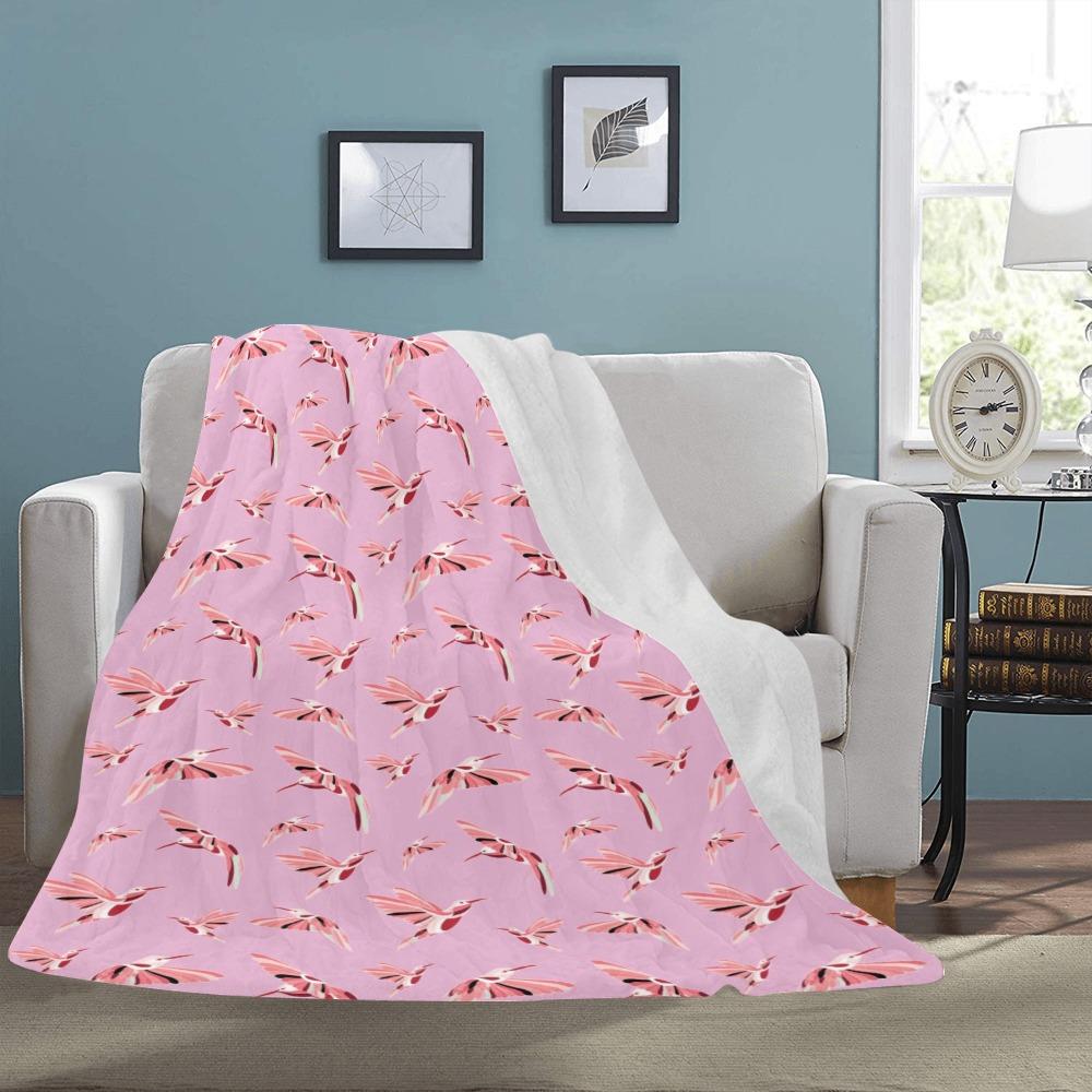 Strawberry Pink Ultra-Soft Micro Fleece Blanket 60"x80" Ultra-Soft Blanket 60''x80'' e-joyer