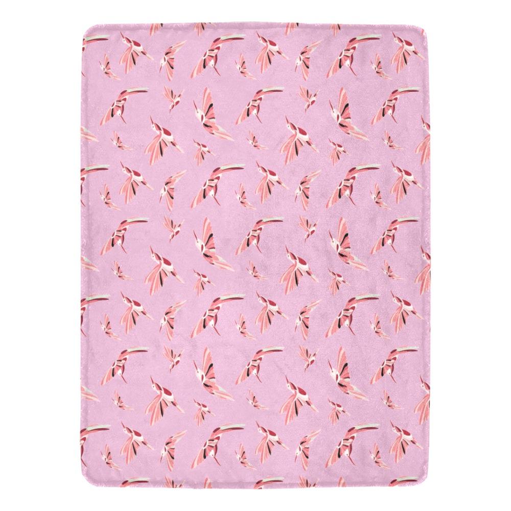 Strawberry Pink Ultra-Soft Micro Fleece Blanket 60"x80" Ultra-Soft Blanket 60''x80'' e-joyer 
