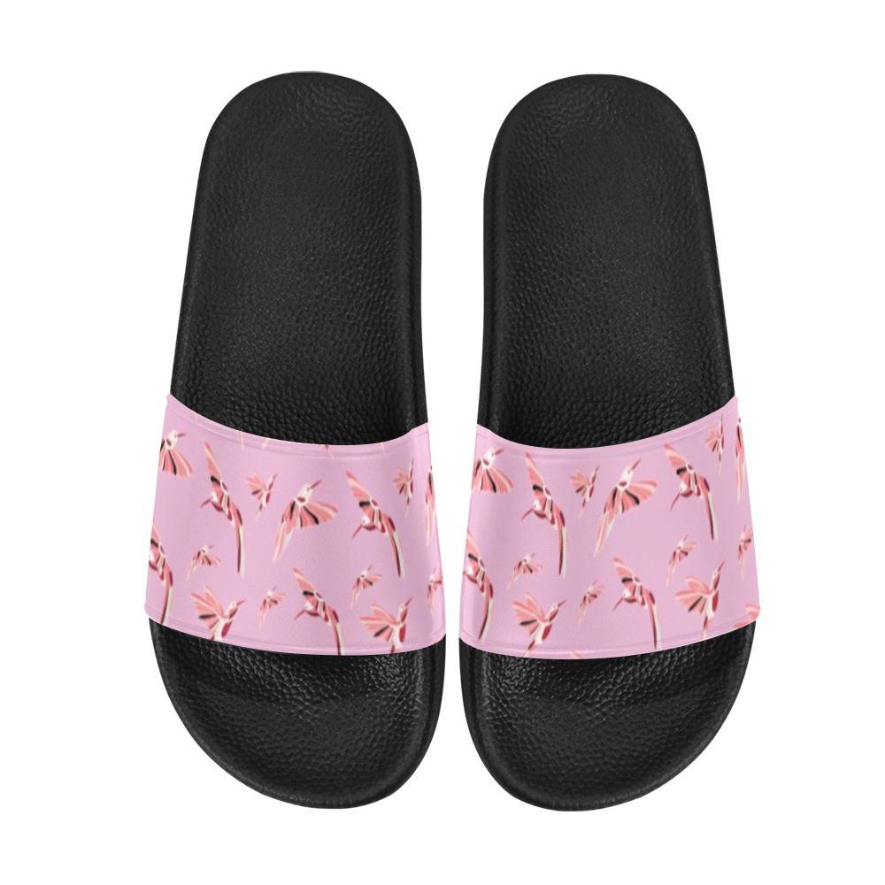 Strawberry Pink Women's Slide Sandals (Model 057) Women's Slide Sandals (057) e-joyer 