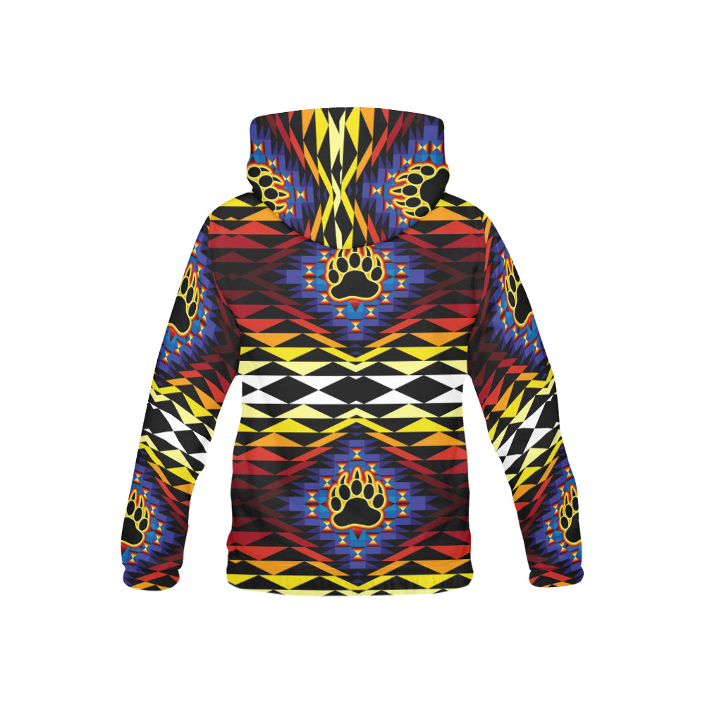 Sunset Bearpaw Blanket All Over Print Hoodie for Kid (USA Size) (Model H13) All Over Print Hoodie for Kid (H13) e-joyer