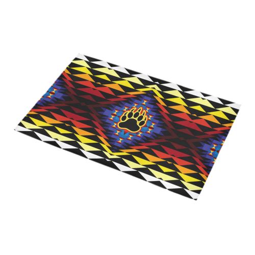 Sunset Bearpaw Blanket Bath Rug 16''x 28'' Bath Rug 16''x 28'' e-joyer