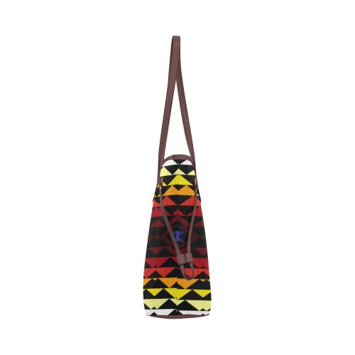 Sunset Bearpaw Blanket Clover Canvas Tote Bag (Model 1661) Clover Canvas Tote Bag (1661) e-joyer