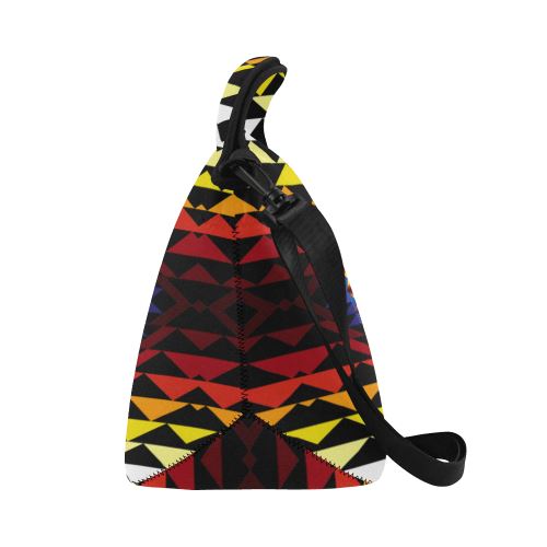 Sunset Bearpaw Blanket Neoprene Lunch Bag/Large (Model 1669) Neoprene Lunch Bag/Large (1669) e-joyer