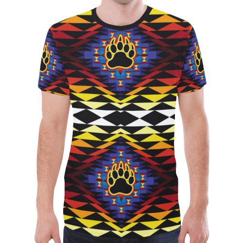 Sunset Bearpaw Blanket New All Over Print T-shirt for Men (Model T45) New All Over Print T-shirt for Men (T45) e-joyer