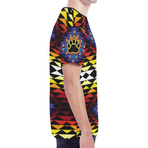 Sunset Bearpaw Blanket New All Over Print T-shirt for Men (Model T45) New All Over Print T-shirt for Men (T45) e-joyer