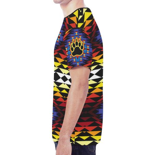 Sunset Bearpaw Blanket New All Over Print T-shirt for Men (Model T45) New All Over Print T-shirt for Men (T45) e-joyer