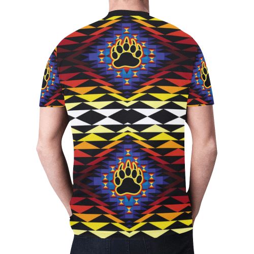 Sunset Bearpaw Blanket New All Over Print T-shirt for Men (Model T45) New All Over Print T-shirt for Men (T45) e-joyer