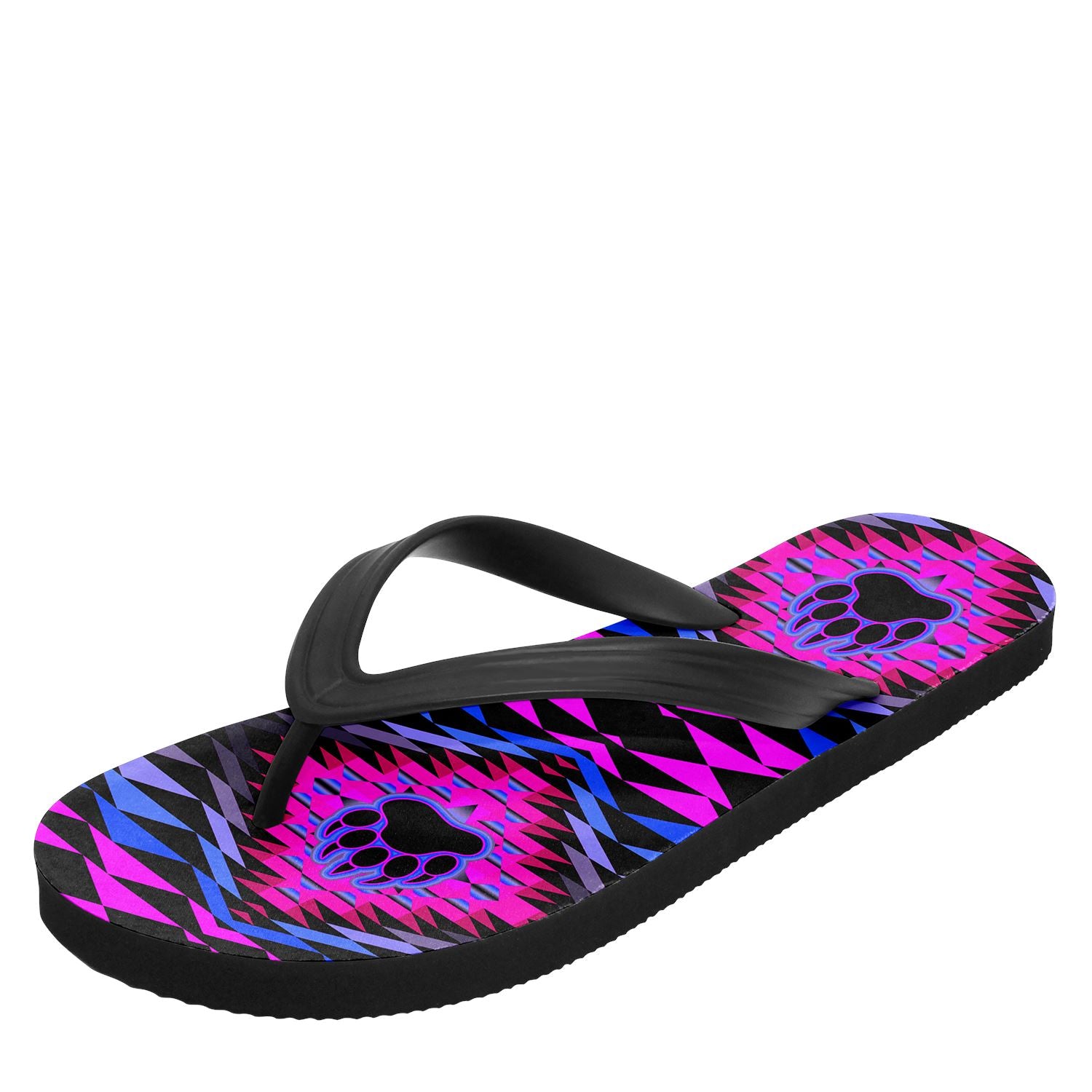 Sunset Bearpaw Blanket Pink Flip Flops 49 Dzine
