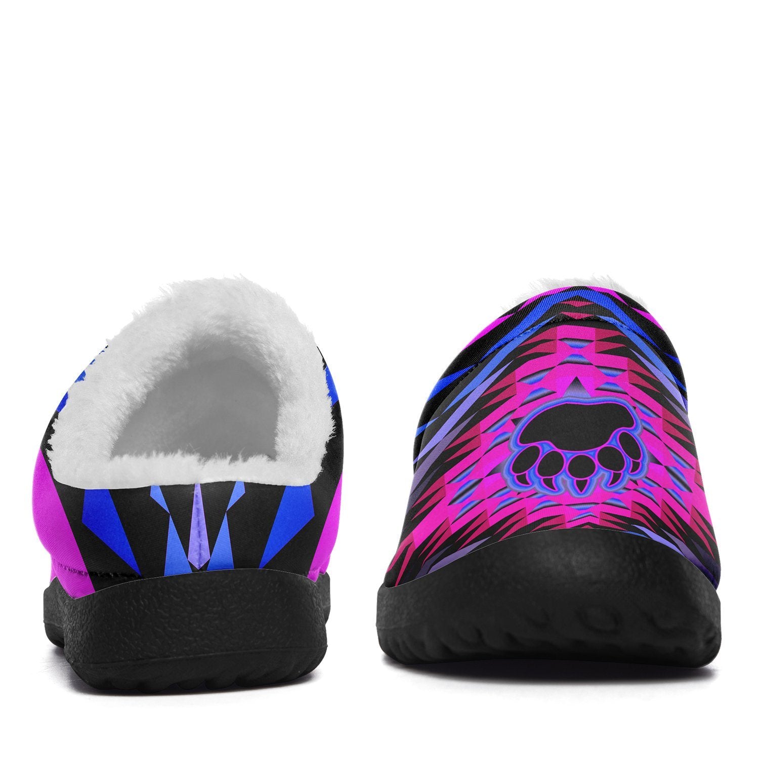 Sunset Bearpaw Blanket Pink Ikinnii Indoor Slipper 49 Dzine