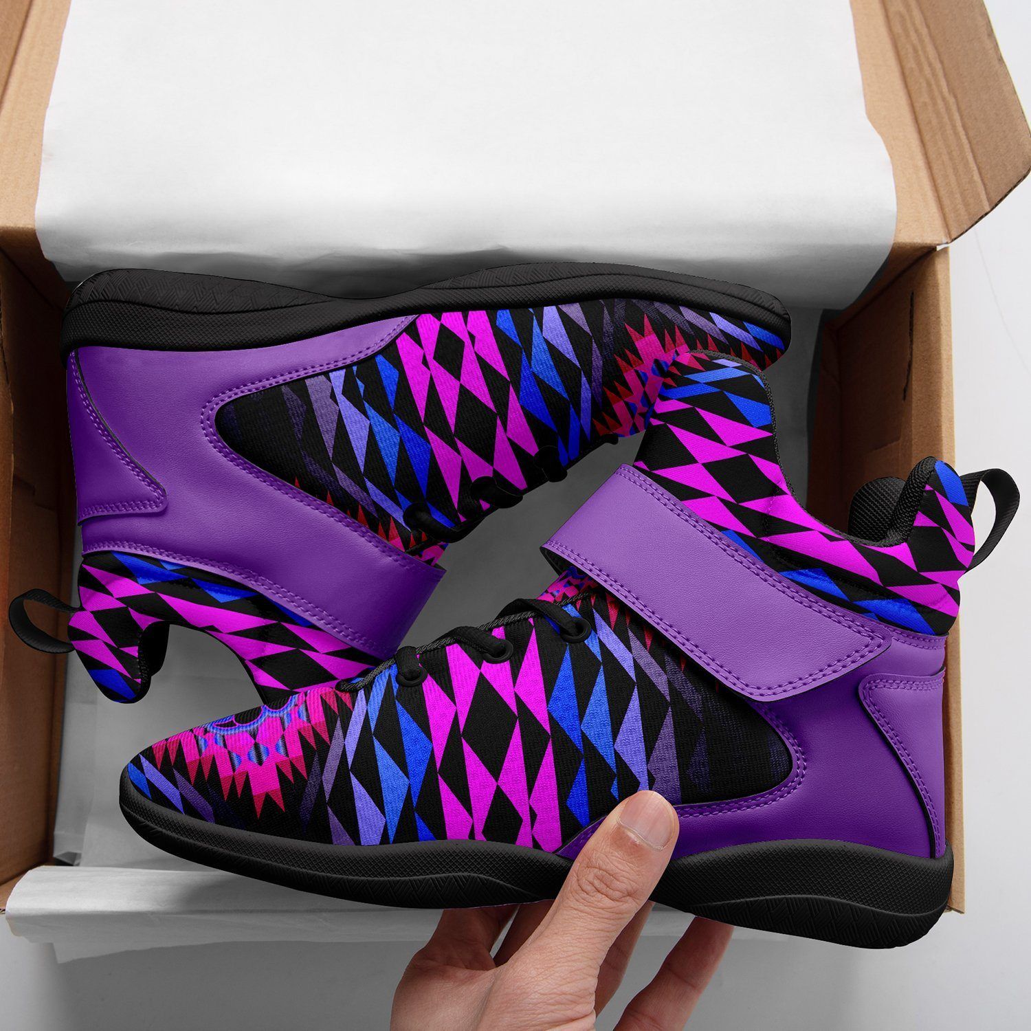 Sunset Bearpaw Blanket Pink Ipottaa Basketball / Sport High Top Shoes - Black Sole 49 Dzine